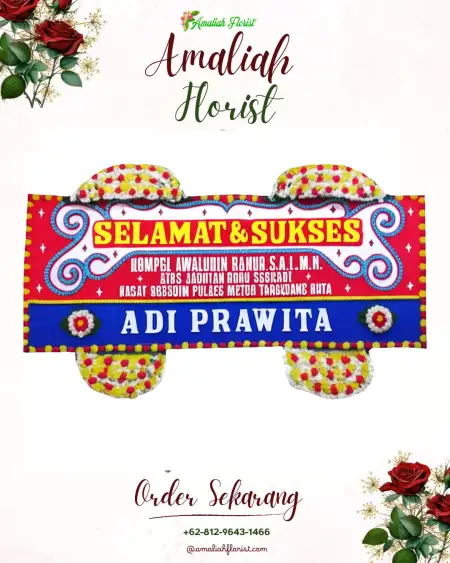Papan Bunga Ucapan Selamat Mado